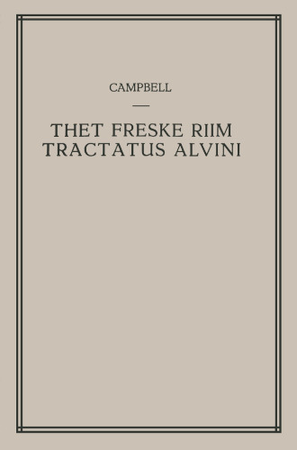 Thet Freske Riim Tractatus Alvini
