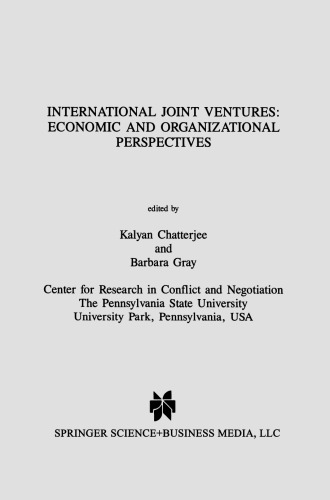 International Joint Ventures: Economic and Organizational Perspectives