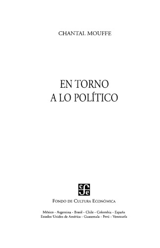 En torno a lo político