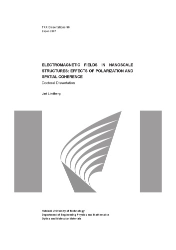 Electromagnetic fields in nanoscale structures: effects of polarization and spatial coherence