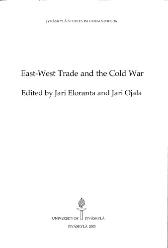 East-West trade and the Cold War