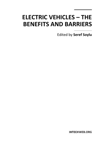 Electric Vehicles – The Benefits and Barriers