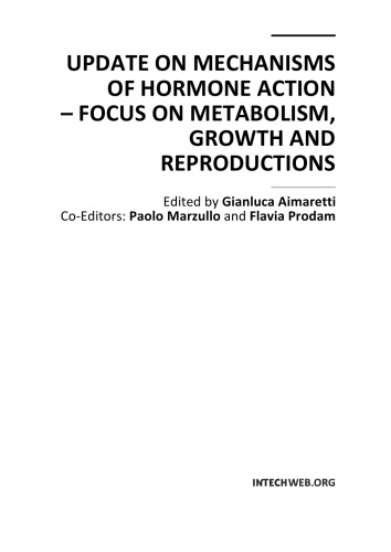 Update on Mechs. of Hormone Action - Metab., Growth, Reprods.