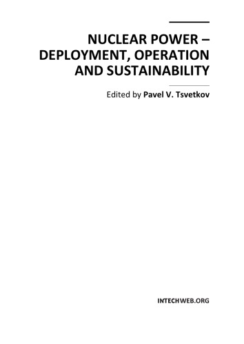Nuclear Power - Deployment, Operation and Sustainability