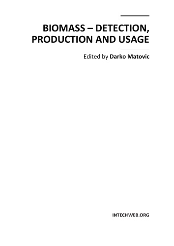 Biomass Detection, Production and Usage