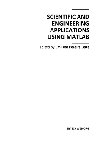 Scientific and Engineering Applications Using MATLAB (intech)