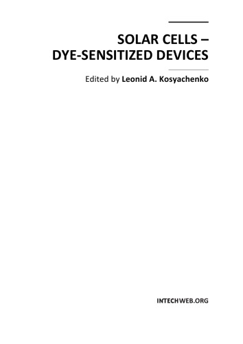 Solar Cells - Dye-Sensitized Devices