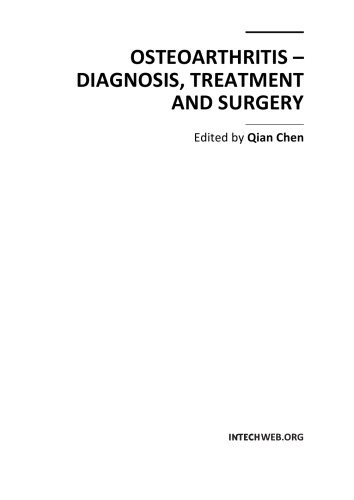 Osteoarthritis - Diagnosis, Treatment and Surgery
