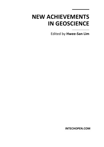 New Achievements in Geoscience