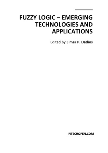 Fuzzy Logic - Emerging Technologies and Applications