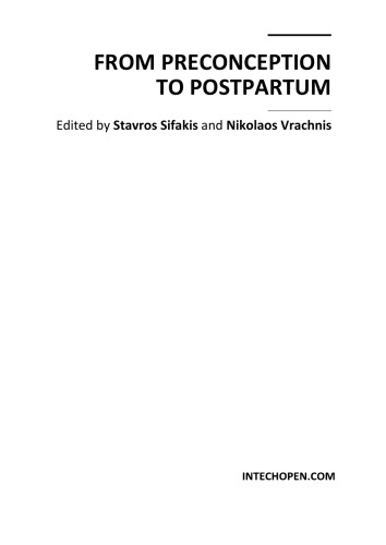 From Preconception to Postpartum