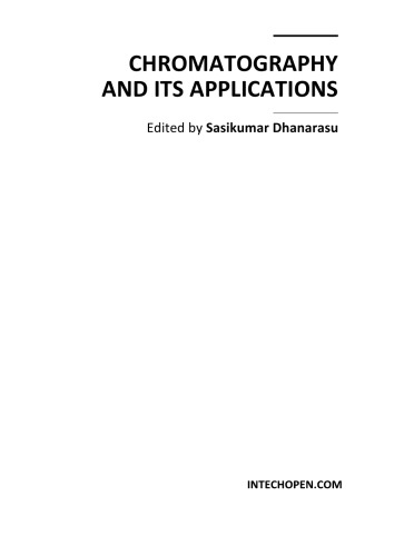 Chromatography and Its Applications [biological]