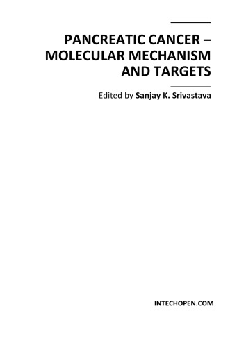 Pancreatic Cancer - Molecular Mechanism and Targets