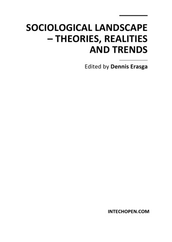 Sociological Landscape - Theories, Realities and Trends