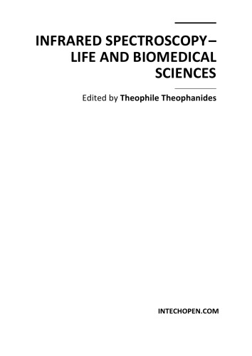 Infrared Spectroscopy - Life, Biomed. Scis.