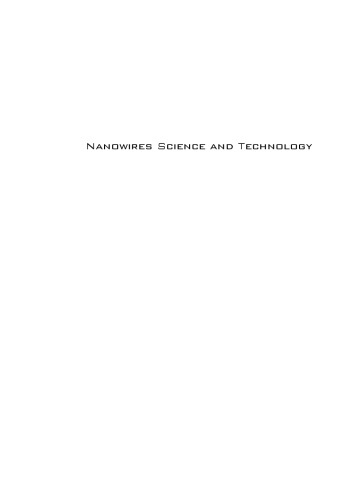 Nanowires Science and Technology