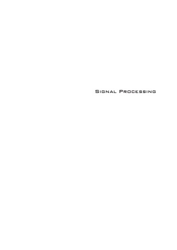 Signal Processing