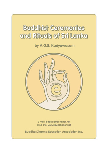 Buddhist Ceremonies and Rituals of Sri Lanka