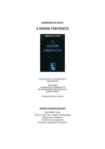 A zsidók története