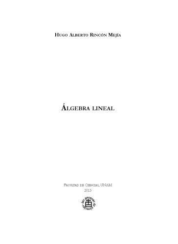 Álgebra Lineal