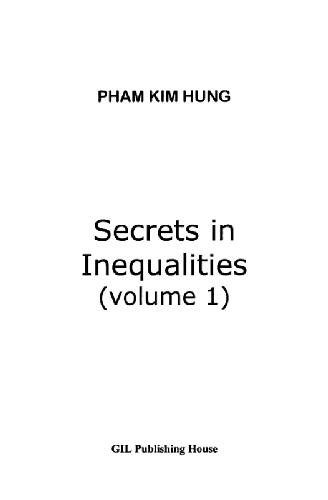 Secrets in inequalities. Basic inequalities