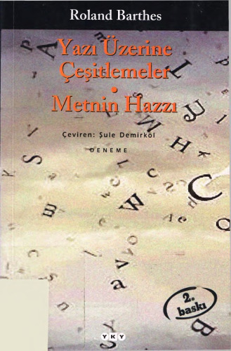 Yazı Üzerine Çeşitlemeler Metnin Hazzı