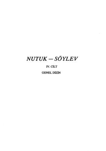 Nutuk (Söylev) (Orijinal Metin + Sadeleştirilmiş Metin)