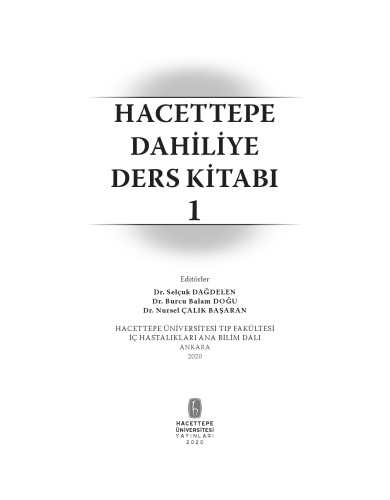Hacettepe Dahiliye Ders Kitabı []
 978975495020