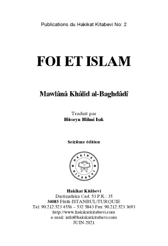 FOI ET ISLAM