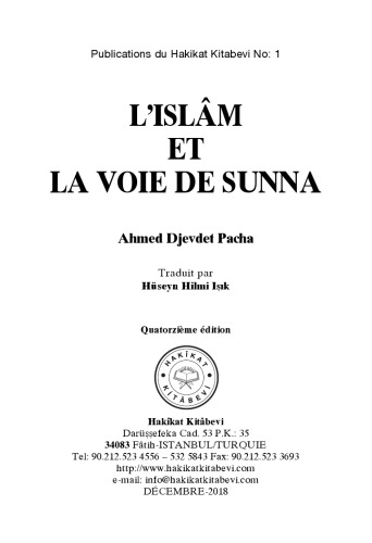 L’ISLÂM ET LA VOIE DE SUNNA