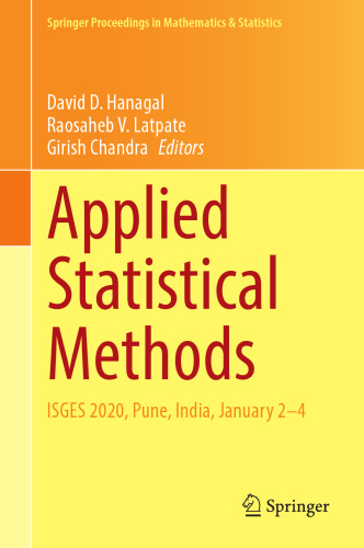 Applied Statistical Methods: ISGES 2020, Pune, India, January 2–4 (Springer Proceedings in Mathematics & Statistics, 380)