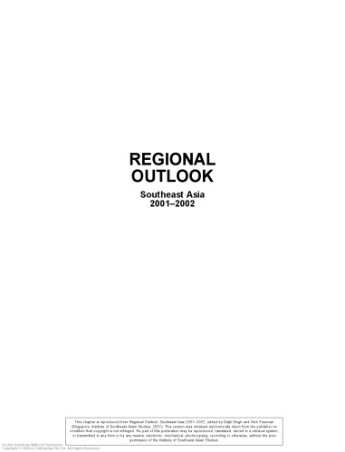 Regional outlook : Southeast Asia, 2001-2002
