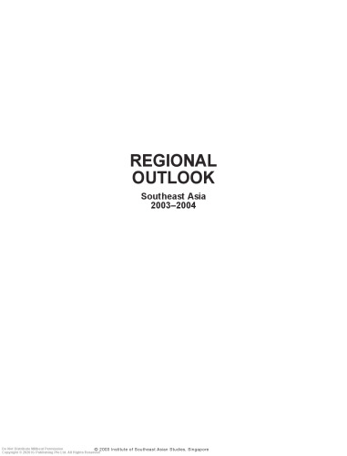 Regional outlook : Southeast Asia 2003-2004