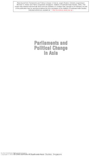 Parliaments and political change in Asia
