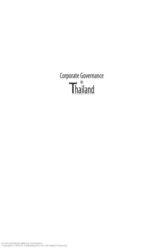 Corporate governance in Thailand