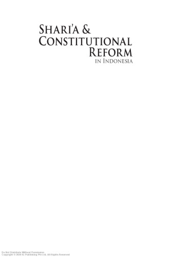 Shari'a & constitutional reform in Indonesia