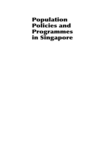Population Policies and Programmes in Singapore