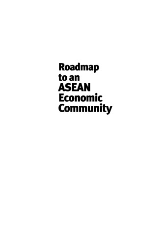 Roadmap to an ASEAN Economic Community