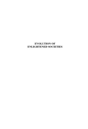 Evolution of Enlightened Societies
