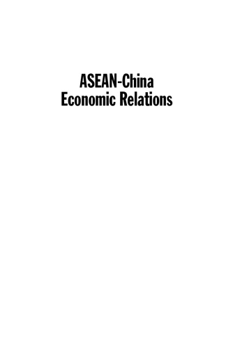 ASEAN-China Economic Relations