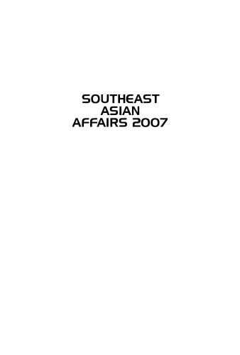 Southeast Asian Affairs 2007