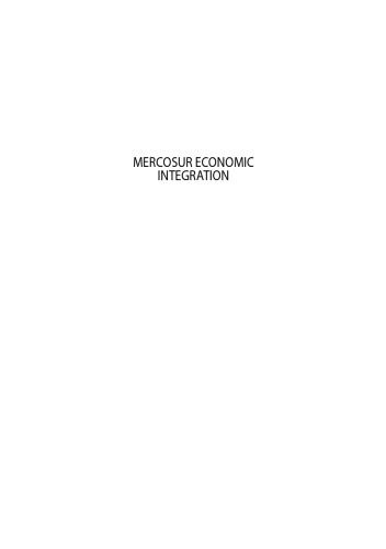 MERCOSUR Economic Integration: Lessons for ASEAN