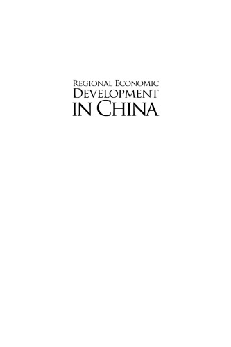 Regional Economic Development in China