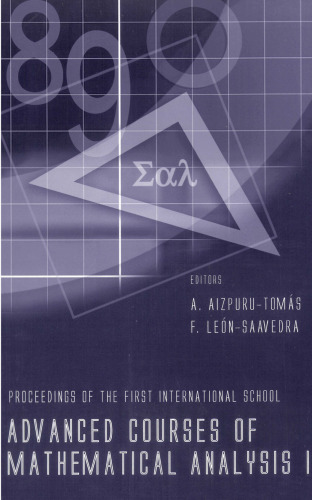 Advanced Courses of Mathematical Analysis I: Proceedings of the First International School