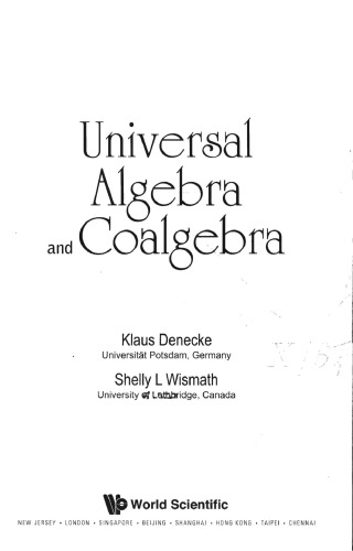 Universal Algebra and Coalgebra