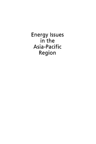 Energy Issues in the Asia-Pacific Region
