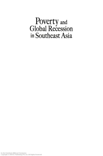 Poverty and global recession in Southeast Asia