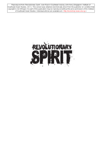 Revolutionary Spirit: Jose Rizal in Southeast Asia