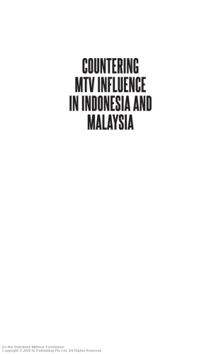 Countering MTV influence in Indonesia and Malaysia