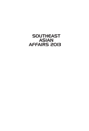 Southeast Asian Affairs 2013